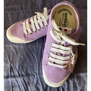 SPRING COURT WMS G2 Lo Cut Old Parma Fox Lavender Canvas Sneaker 7/38